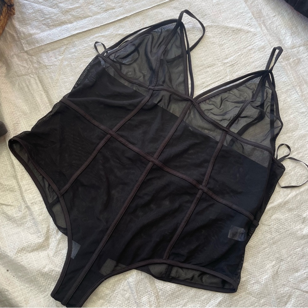 Fashion Nova Black Sheer Lingerie